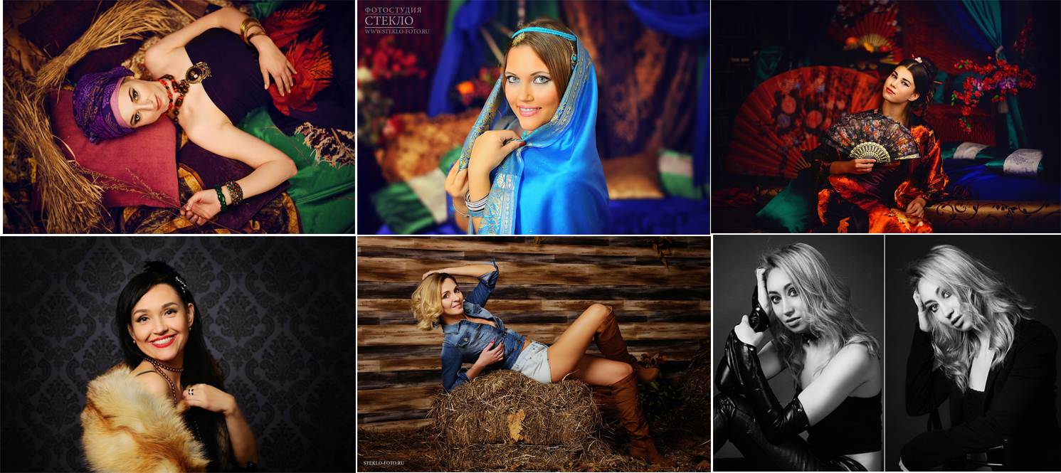 фотосессия в стиле в студии